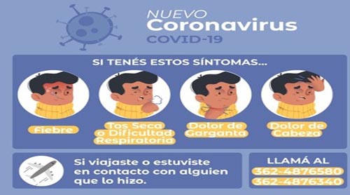 Salud confirma 2 nuevos casos de Coronavirus en Resistencia